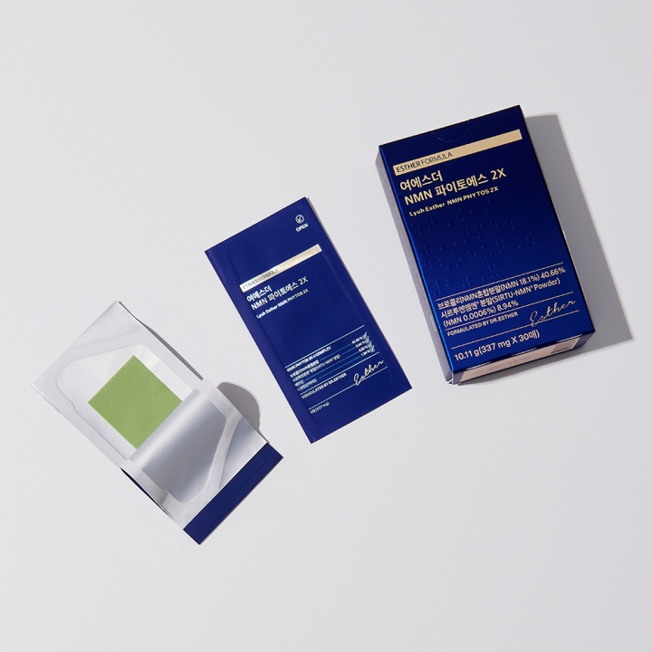 [ESTHER FORMULA] NMN Phytos 2X (337mg × 30 sheets).