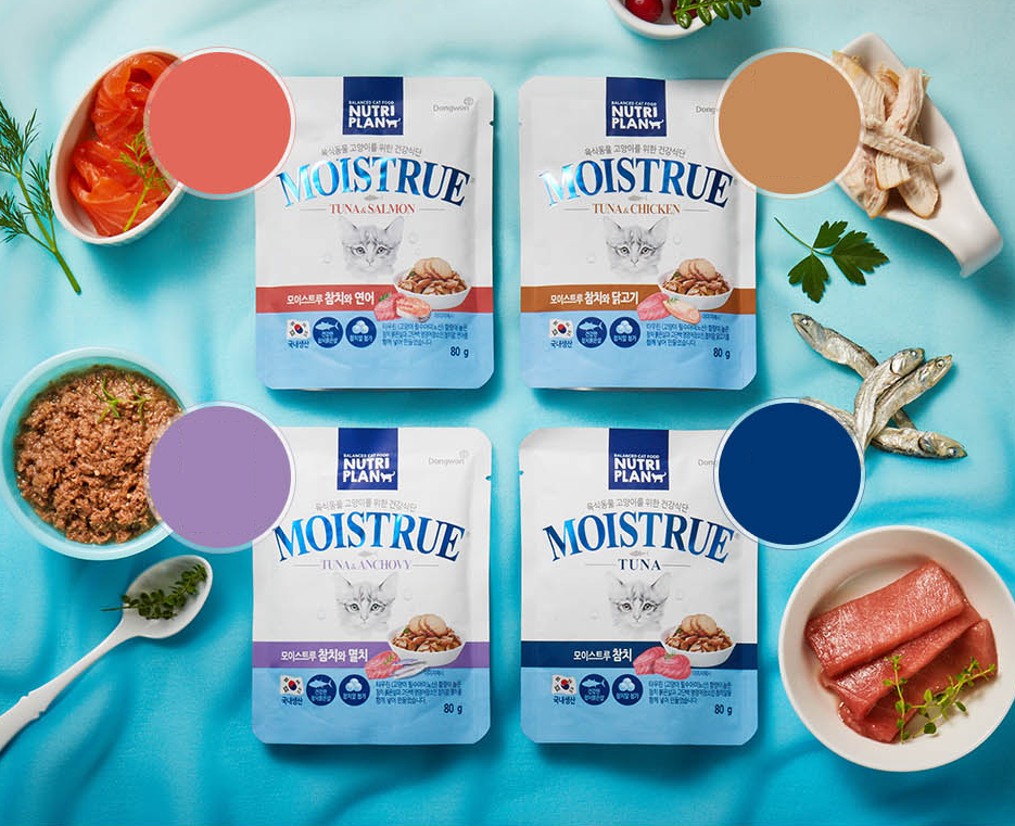 [Dongwon NutriPlan] MOISTRUE Tuna & Chicken Wet Snack.